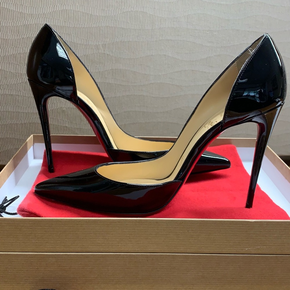 IRIZA 100 Patent Black Christian Louboutin